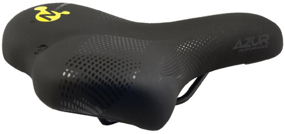 Azur Pro Range Zeta Memory Foam Saddle Black