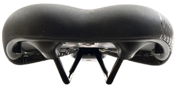 Azur Pro Range Zeta Memory Foam Saddle Black