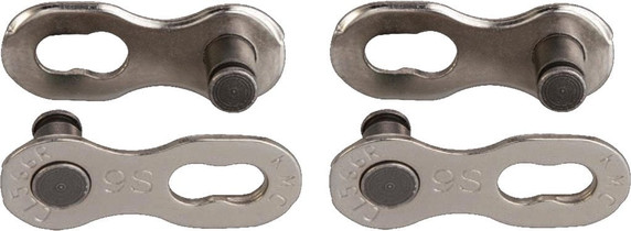 KMC Missing Link 9 Speed Reusable Chain Connector Silver