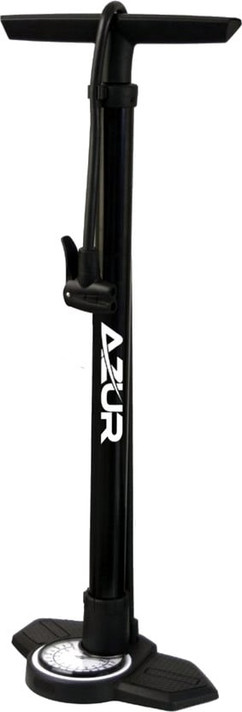 AZUR Mistral Dual Head Floor Pump Black