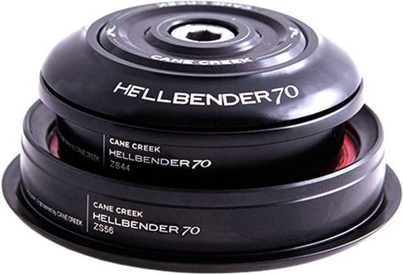 Cane Creek Hellbender 70 ZS44 28.6mm/ZS56 40mm Complete Headset Black