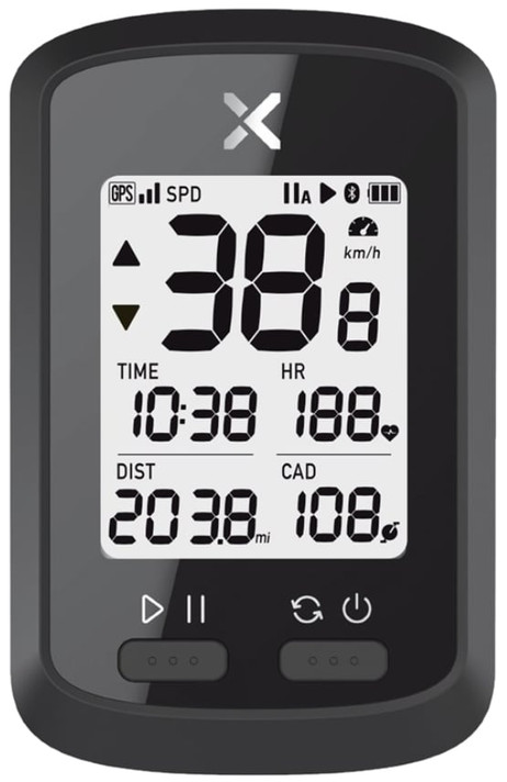 Azur XOSS Commuter GPS w/10 Functions Black