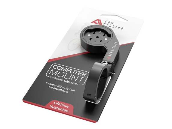 KOM Garmin Edge Aero Bike Computer Mount Black