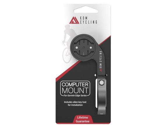 KOM Garmin Edge Aero Bike Computer Mount Black