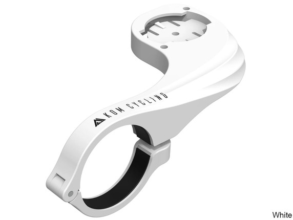 KOM Garmin Classic Computer Mount White