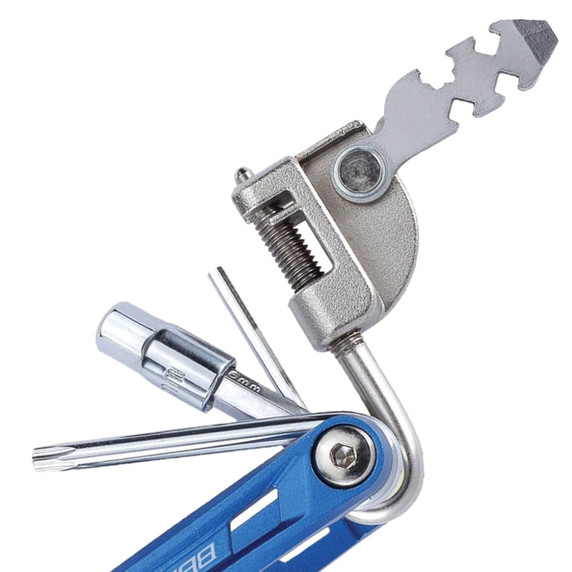 BBB BTL-48L PrimeFold 16 Function Multi-Tool Blue/Silver Large