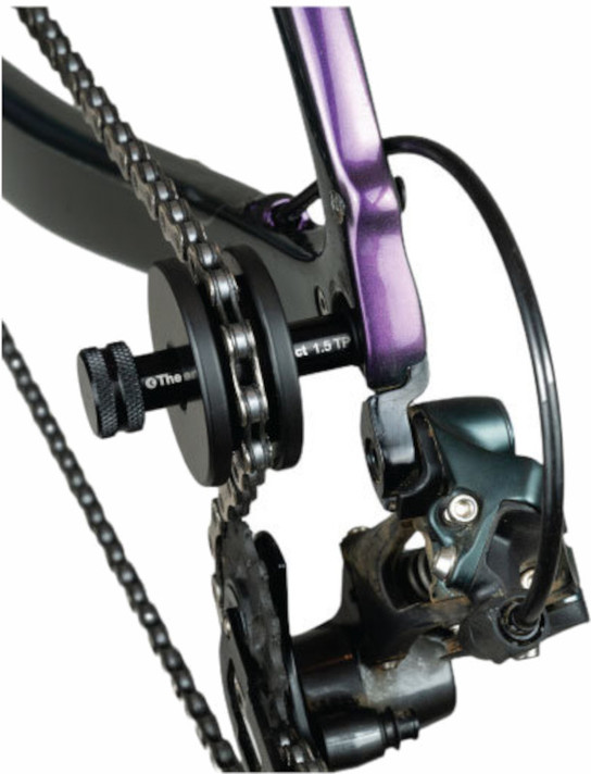 The Robert Axle Project Drive Thru w/ Pulley M12 x 1.75 Chain Keeper