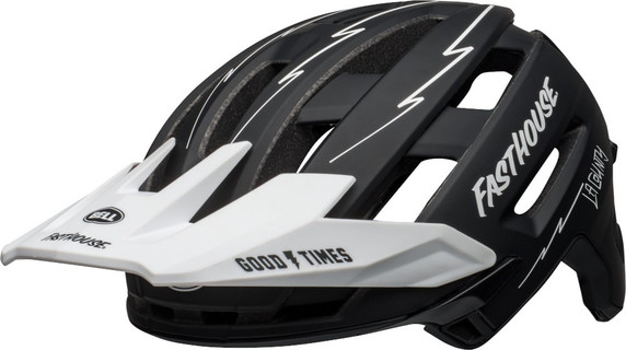 Bell Super Air R Spherical MIPS Fasthouse Helmet Matte Black/White