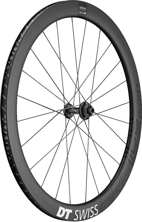 DT Swiss ARC1100 DICUT Disc 48mm 12mm/QR Carbon Front Wheel Black