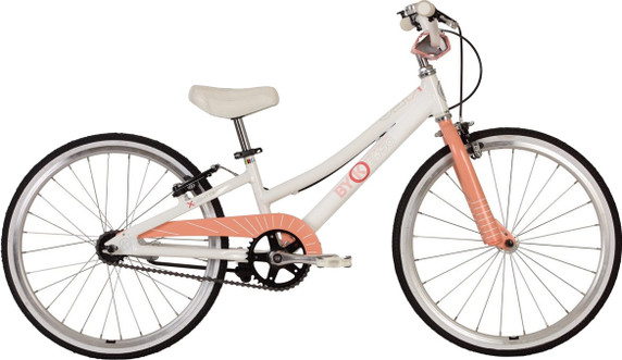 ByK E-450 Girls 20" Bike White/Coral