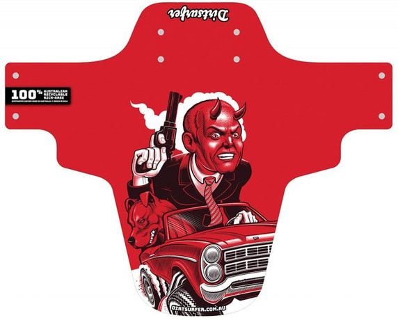Dirtsurfer Mudguard Road Rage Red