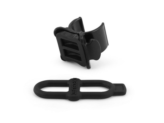 Exposure Kamm/D-Shaped Seatpost Silicone Insert with Blaze Bracket Black