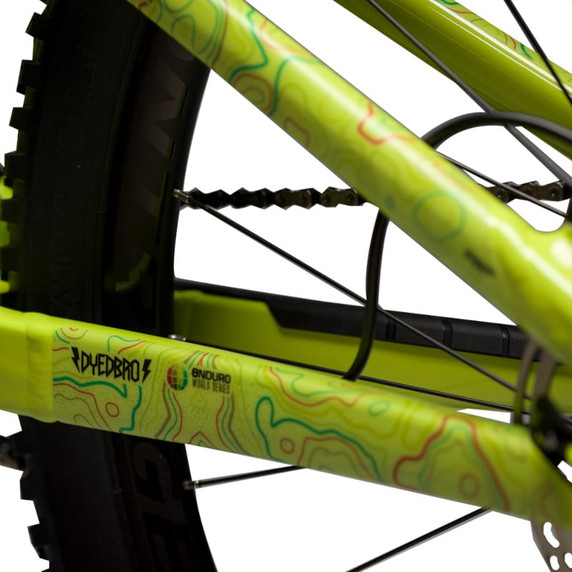 DyedBro Frame Protection Wrap Enduro World Series Multicolour