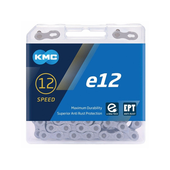 KMC e12 Turbo 12 Speed Silver E-Bike Chain