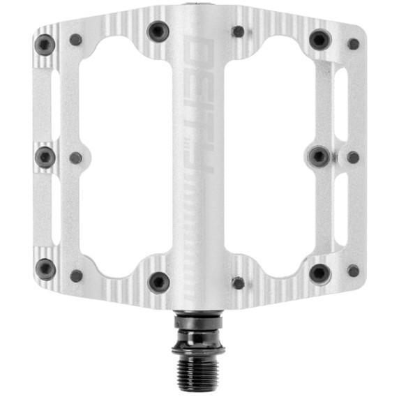 Deity Black Kat Flat Silver MTB Pedal