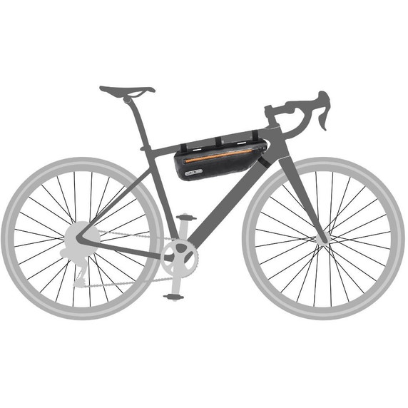 Ortlieb Zip Toptube Matte Black Frame Pack