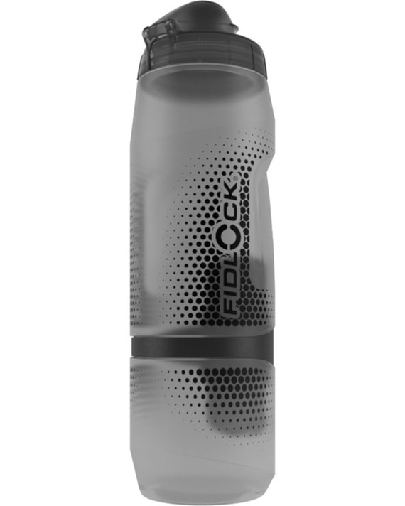 Fidlock Twist 800mL Water Bottle Transparent Black