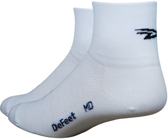 DeFeet D-Logo 5" Aireator Socks White Medium