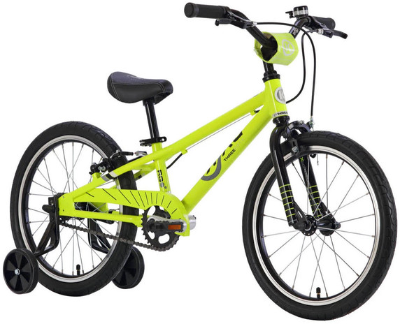 ByK E-350 Boys 16" Bike Neon Yellow/Black