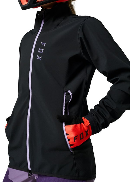 Fox Womens Ranger Fire Jacket Black/Purple