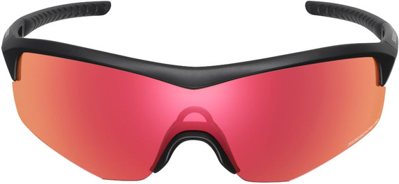 Shimano Spark Sunglasses Matte Black w/ Red Ridescape Road Lens