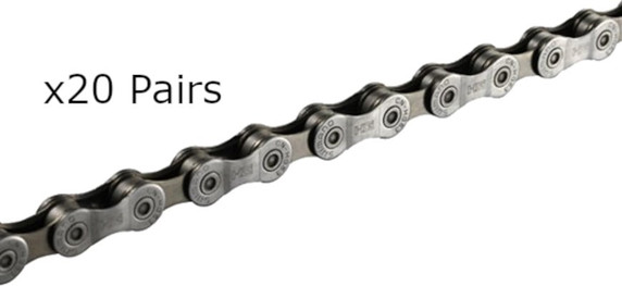 Shimano Workshop HG53 9 Speed Chain W/Pins (20 Pack)