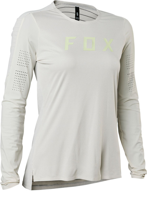 Fox Womens Flexair Pro LS Jersey Vintage White