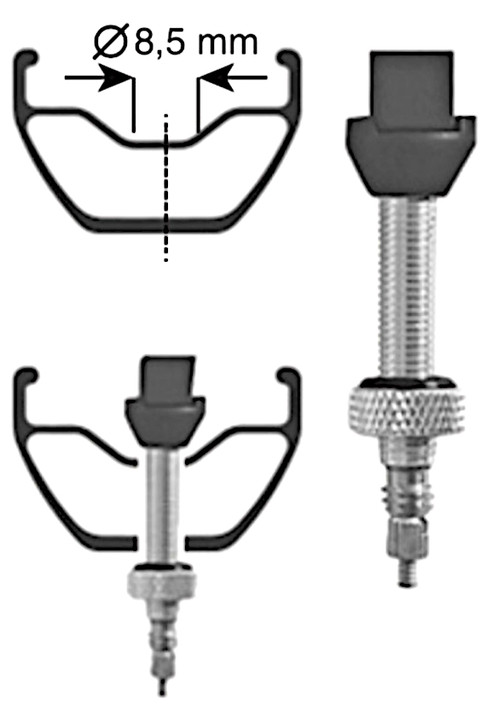 Effetto Mariposa Caffelatex 100mm Tubeless Valve (2 Pack)