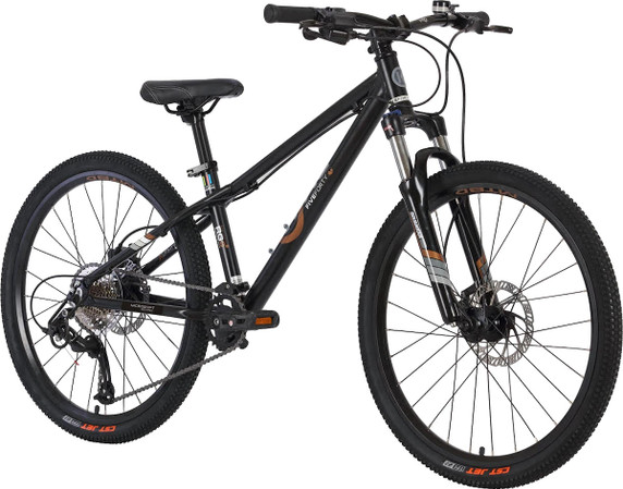 ByK E-540 Boys Disc Brake 24"Mountain Bike Matte Black