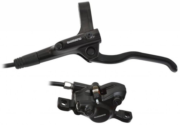 Shimano BR-MT200/BL-MT200 Left Lever Rear Disc Brake Set Black