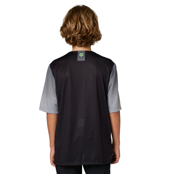 Fox Flexair Youth MTB SS Jersey Black 
