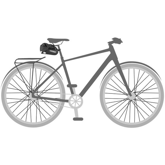 Ortlieb Two Matte Black Saddle Bag