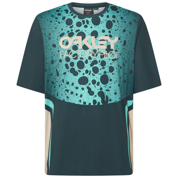 Oakley Maven RC Short Sleeve MTB Jersey Green Frog