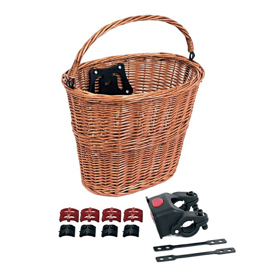 BC Quick Release Wicker Basket Tan