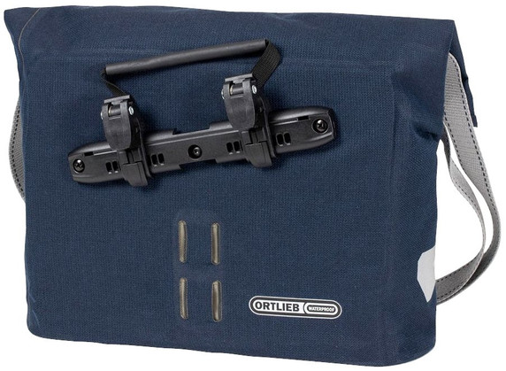 Ortlieb 9L Twin-City Urban QL2.1 Pannier/Shoulder Bag Blue Ink