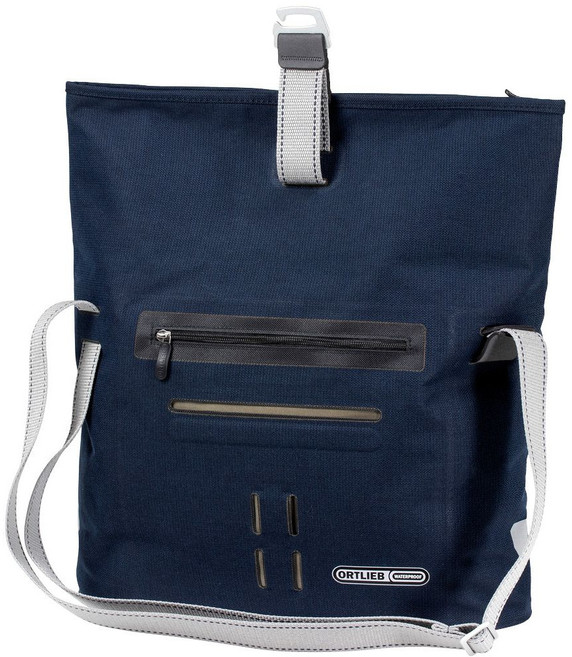 Ortlieb 9L Twin-City Urban QL2.1 Pannier/Shoulder Bag Blue Ink