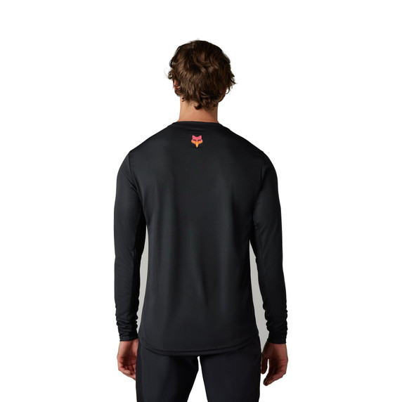 Fox Ranger Dose Mens MTB LS Jersey Black 