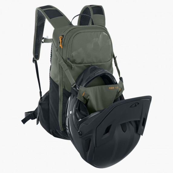 EVOC Ride 12L Dark Olive Hydration Pack w/ 2L Bladder