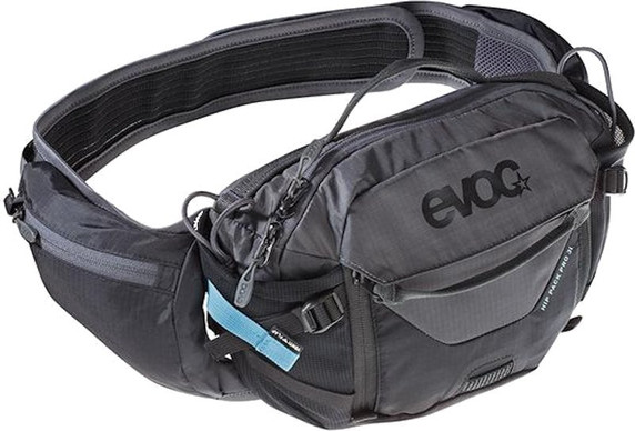 Evoc Pro Hip Pack 3L with 1.5L Bladder Black/Carbon Grey