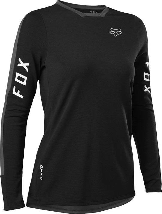 Fox Defend Pro LS Womens Jersey Black 2022