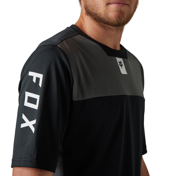 Fox Defend Mens MTB SS Jersey Black 