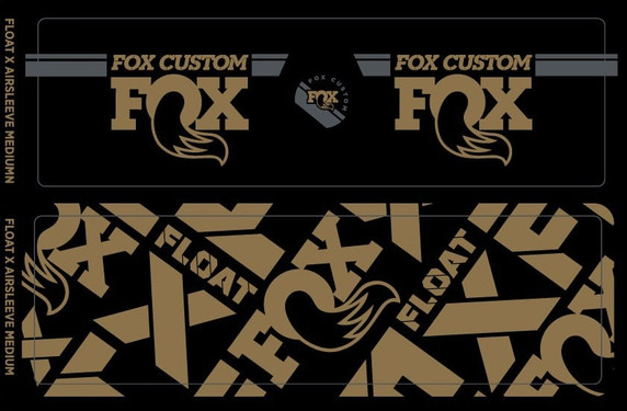 Fox Custom Fork and Shock Decal Kit 2021 Kashima