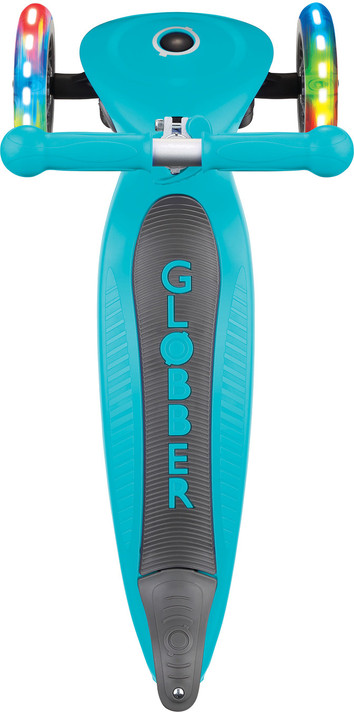 Globber Primo Light Up Foldable Scooter Teal
