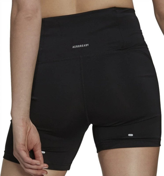 Adidas Womens Own The Run Short Running Tights Black
