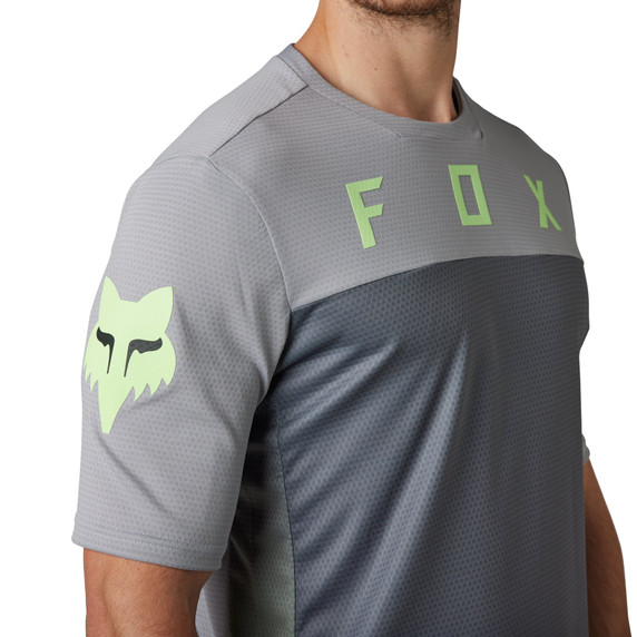 Fox Defend CEKT Mens MTB SS Jersey Black/Grey 