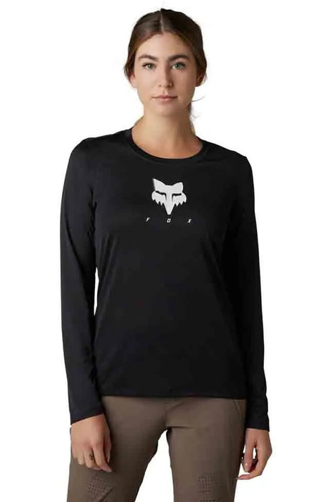 Fox Ranger Tru-Dri Womens MTB LS Jersey Black 