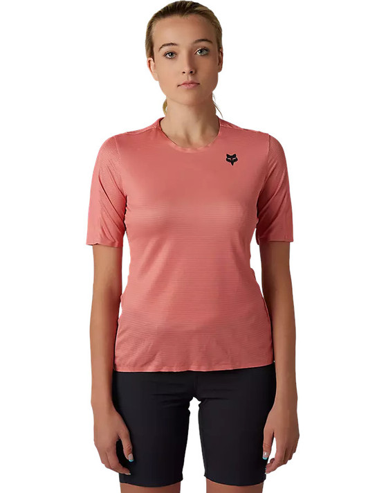 Fox Flexair Ascent Womens MTB SS Jersey Salmon 