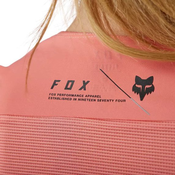 Fox Flexair Ascent Womens MTB SS Jersey Salmon 