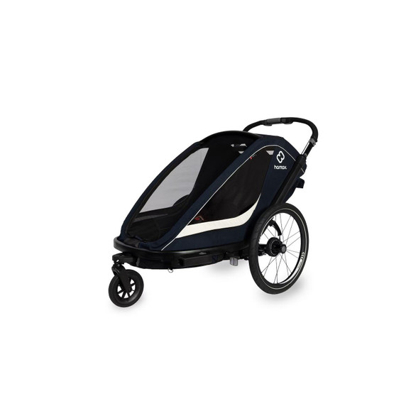 Hamax Breeze Two Child Navy Trailer