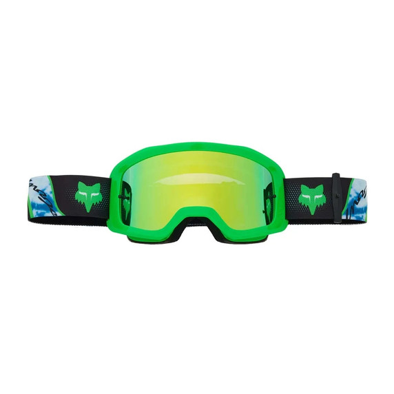 Fox Main Atlas Spark Black/Green Youth MTB Goggles OS